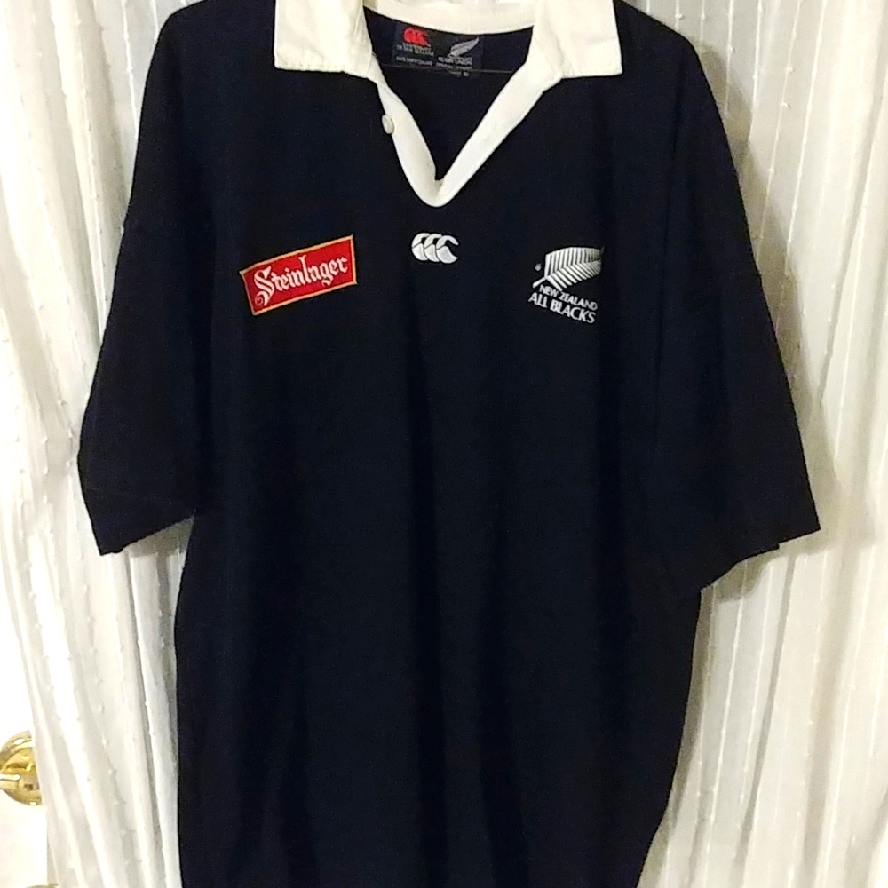 Men's XL Authenic All Blacks Rugby team jersey
